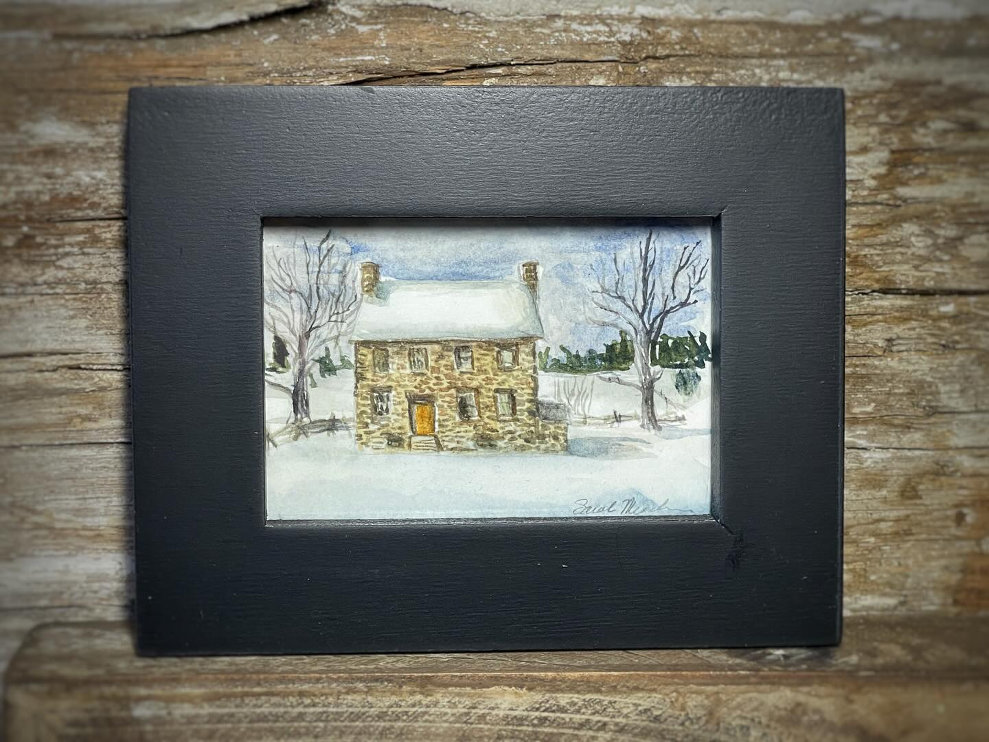 Miniature Watercolor Painting (Original)
