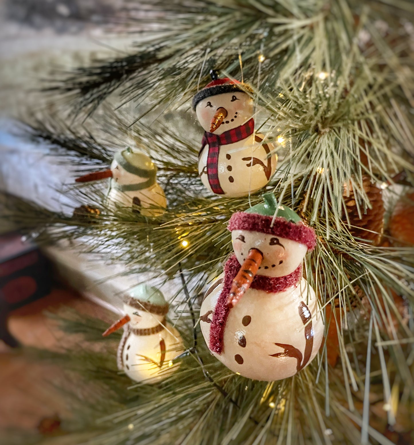 Soggy Bottom Snowman Ornament (Med. 4" Box)