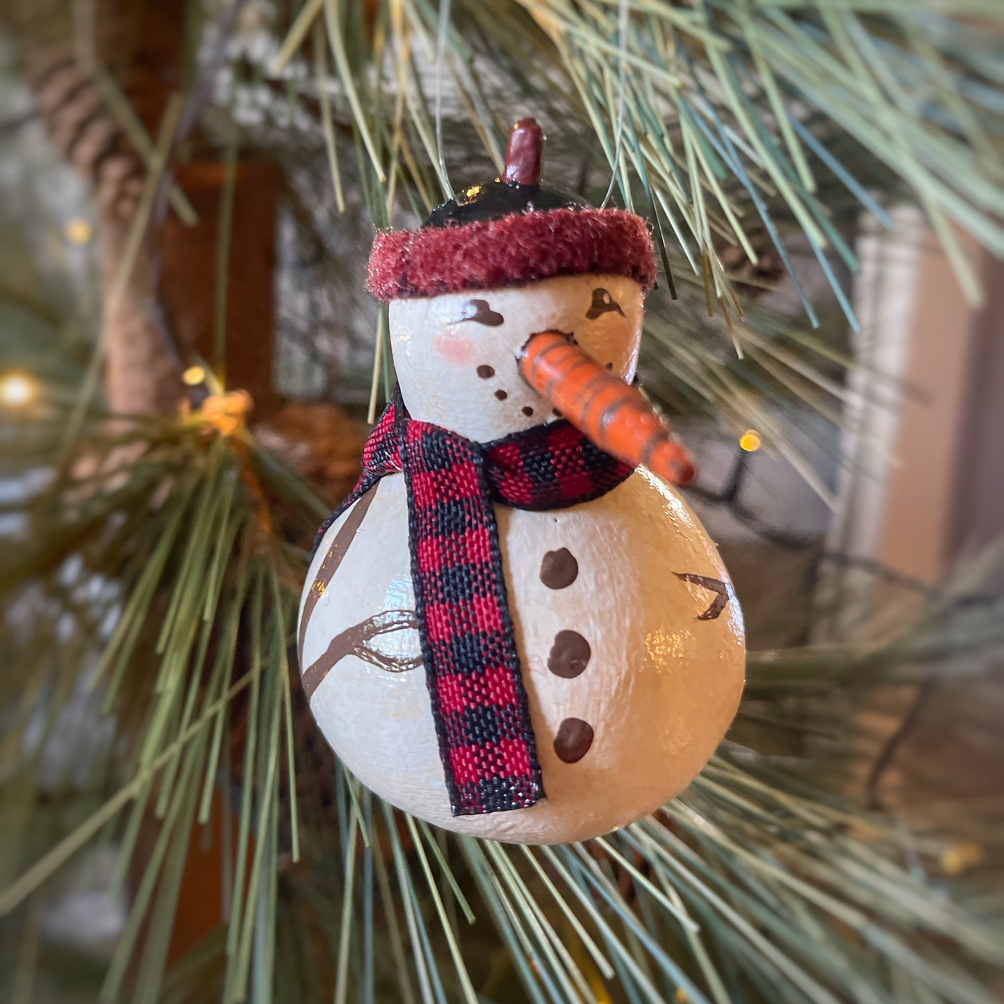 Soggy Bottom Snowman Ornament (Lg. 6" Box)