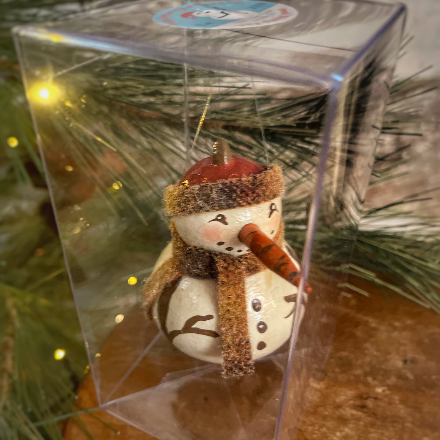 Soggy Bottom Snowman Ornament (Lg. 6" Box)