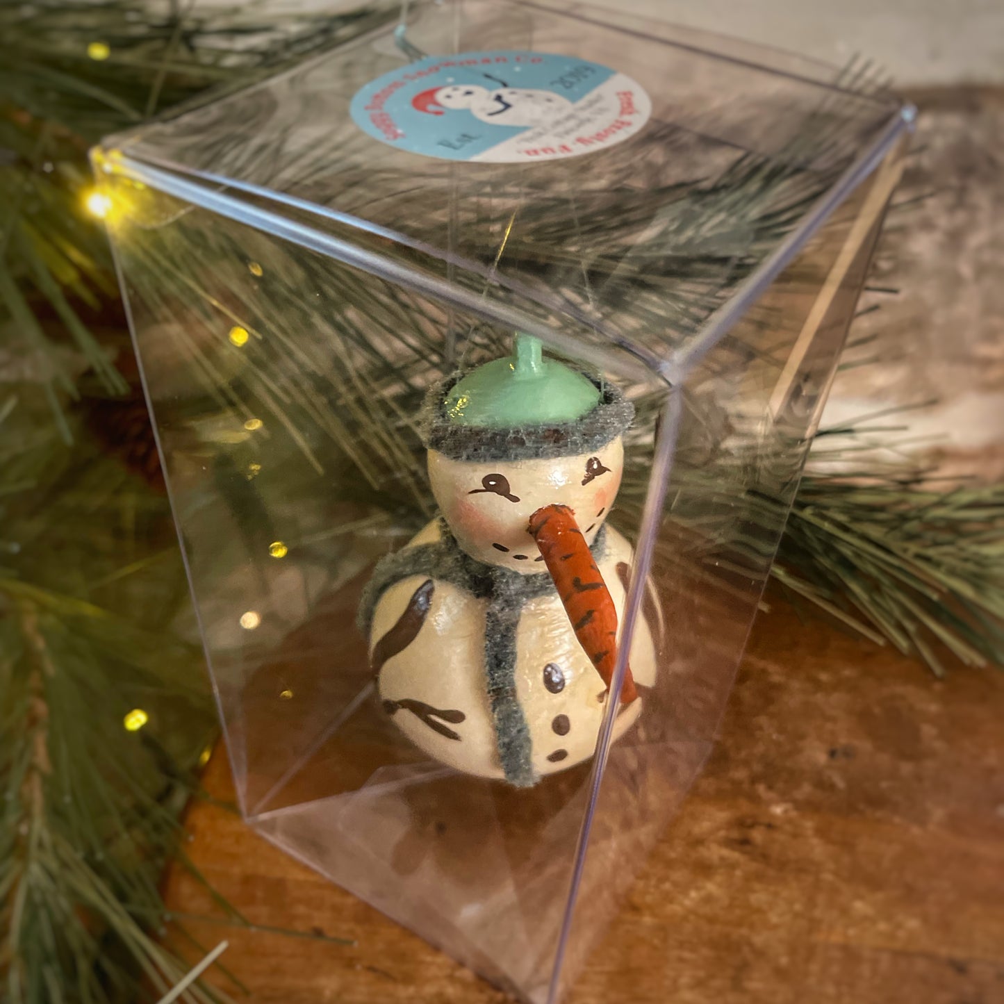 Soggy Bottom Snowman Ornament (Lg. 6" Box)