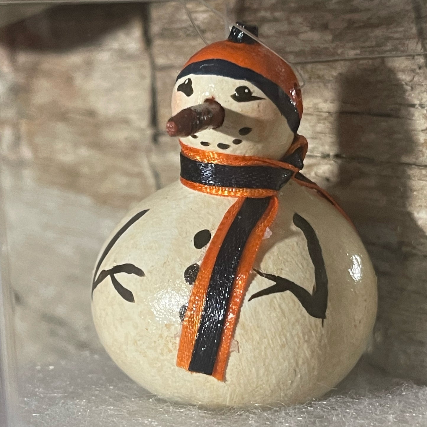 Soggy Bottom Snowman Ornament (Small 3" Box)