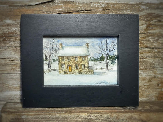 Miniature Watercolor Painting (Original)