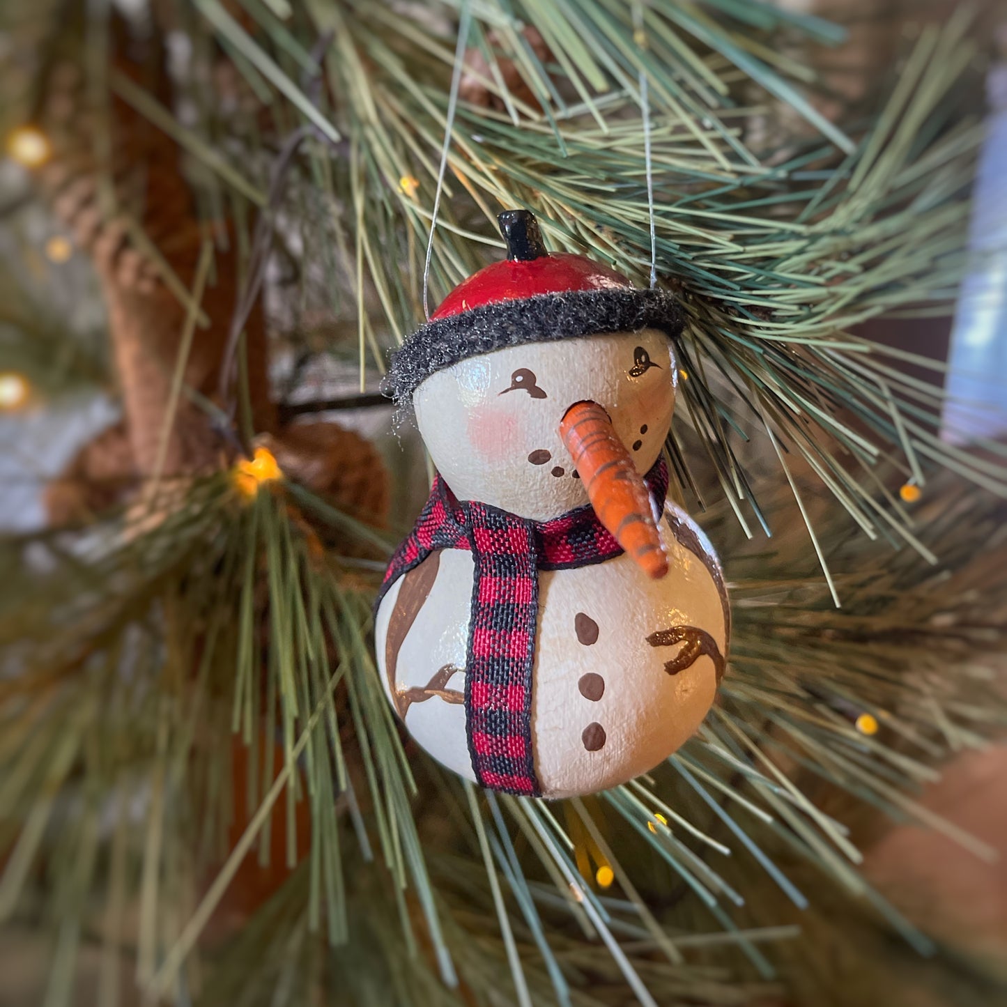 Soggy Bottom Snowman Ornament (Med. 4" Box)