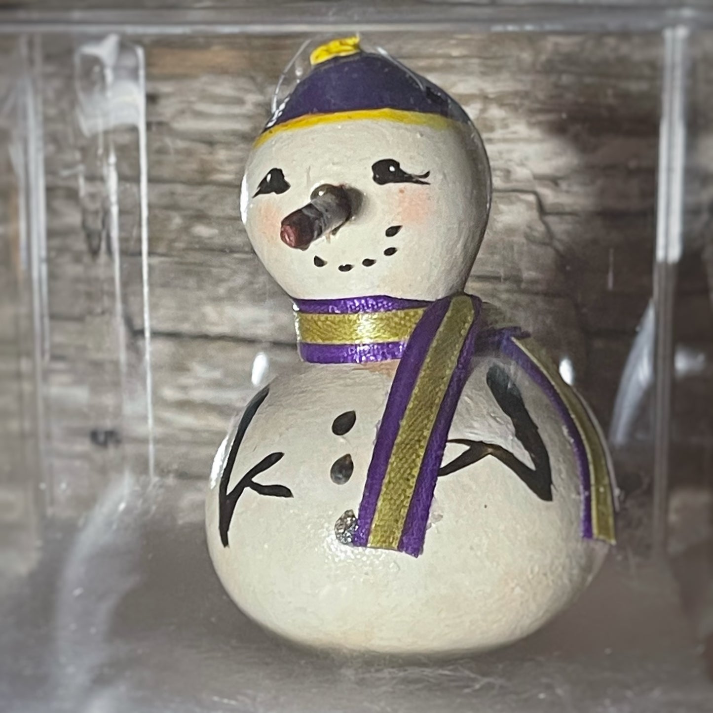 Soggy Bottom Snowman Ornament (Small 3" Box)