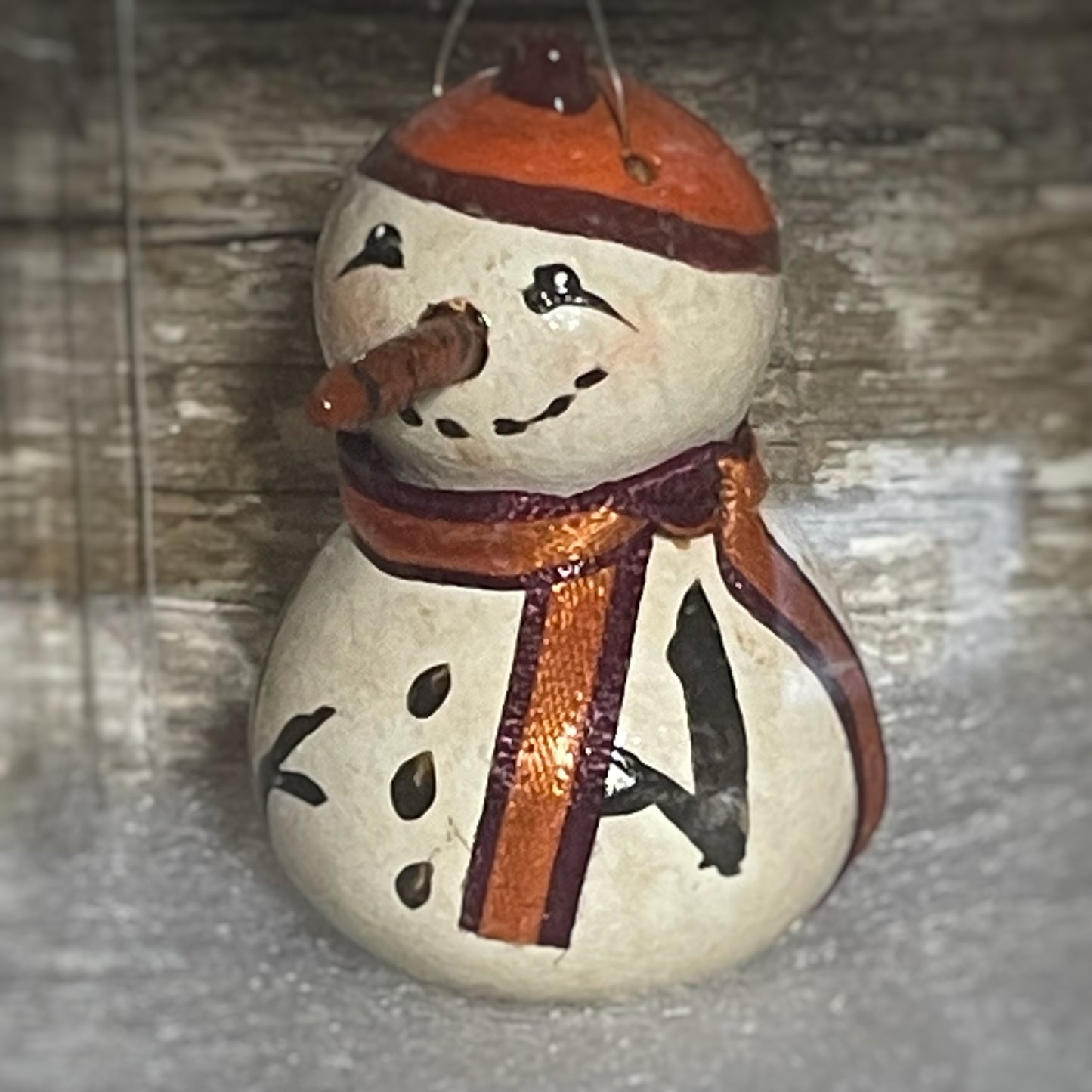 Soggy Bottom Snowman Ornament (Small 3" Box)